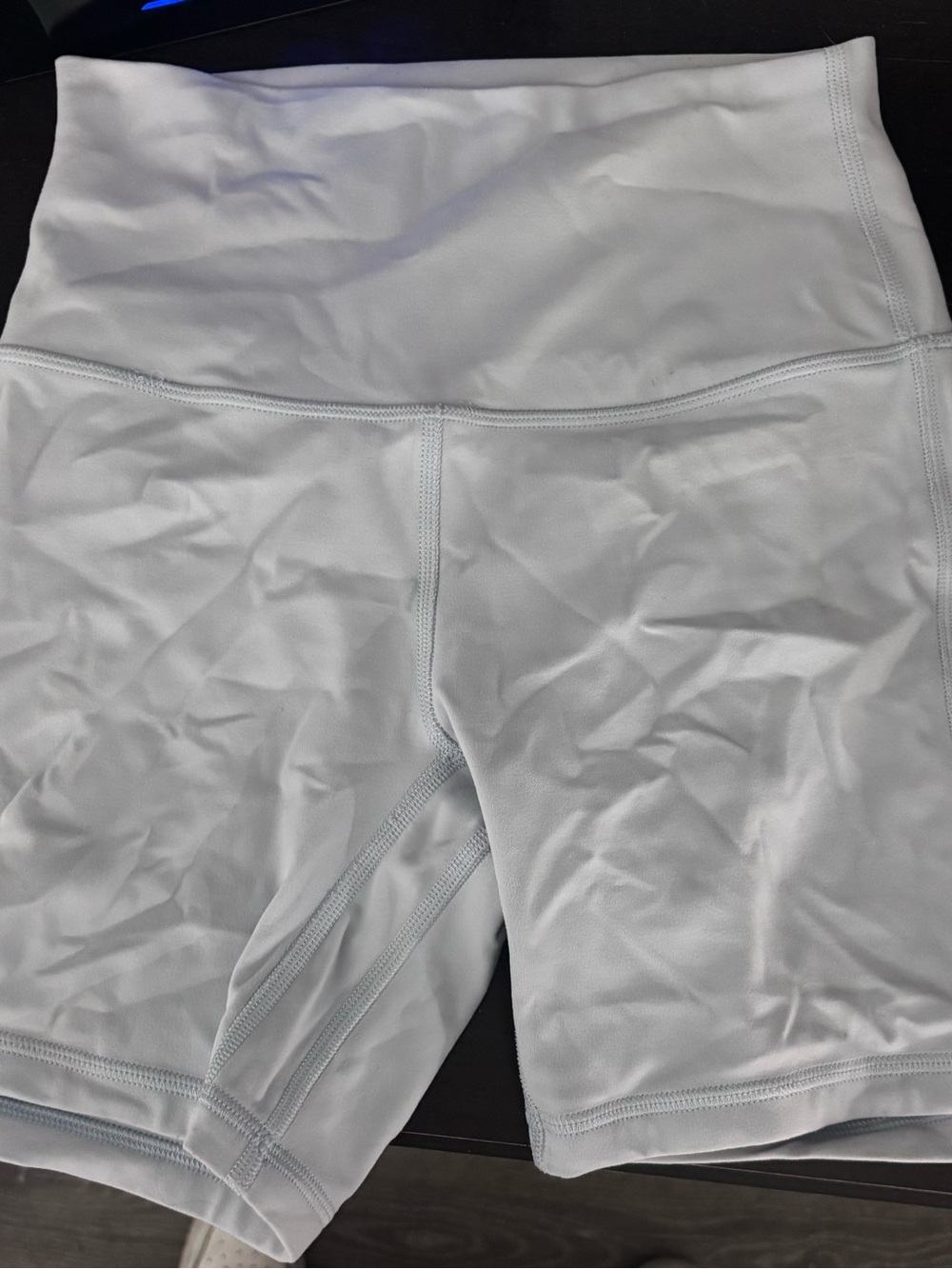 lululemon athletica White High-Rise Bike Shorts